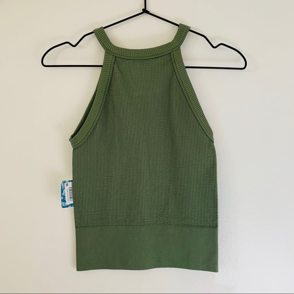 SOLD Free People Ribbed High Neck Seamless Top - Picture 5 of 8